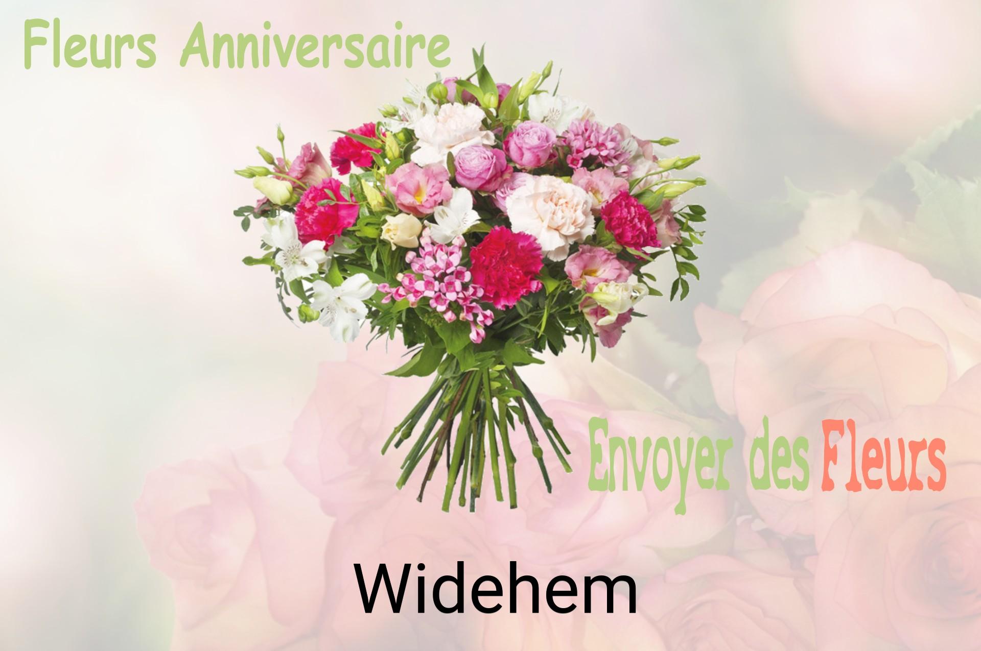 Bouquet de fleurs d’anniversaire livré à Widehem
